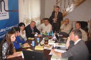 Discussion at AM Partners office (Yerevan, 11.10.2010) 