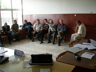 KSFA members from Davit Bek village discussing their socio-economic problems (28.05.2007) 