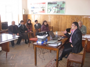 Project kick-off meeting and discussion in Sevkar Village (Tavush Region, 24.11.2009)