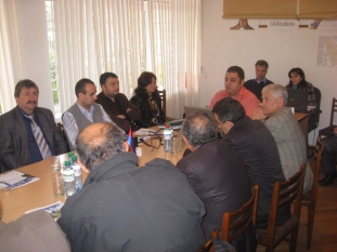 Project kick-off meeting and discussion in Kapan (16.11.2009)