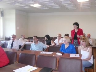 ԱՎԾ ստորաբաժանումների ղեկավարները քննարկում են Ազգային վիճակագրական մաստեր պլանի գործողությունների ծրագիրը (Երևան, 25.06.2010.)