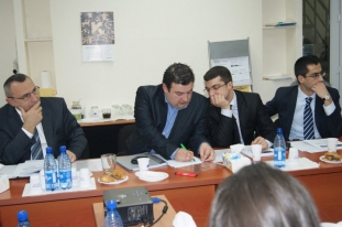 Aharon Chilingaryan (CBA), Aram Ananyan (Assistant to the Prime Minister), Sevak Mikayelyan (CBA), Vigen Shahnazaryan (CBA)