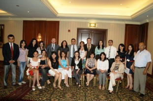 AM Partners and PALM Project teams after the second presentation of the survey results (Yerevan, 20.06.2011)