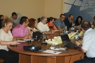 Public awareness discussion on food safety social survey in SSFS office (Yerevan, 17.07.2015.)