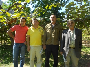 Our team (Varantsov Gevorgyan, Armen Mambreyan) in Meghri