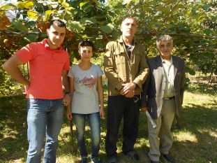 Our team (Varantsov Gevorgyan, Seda Ananyan) in Meghri